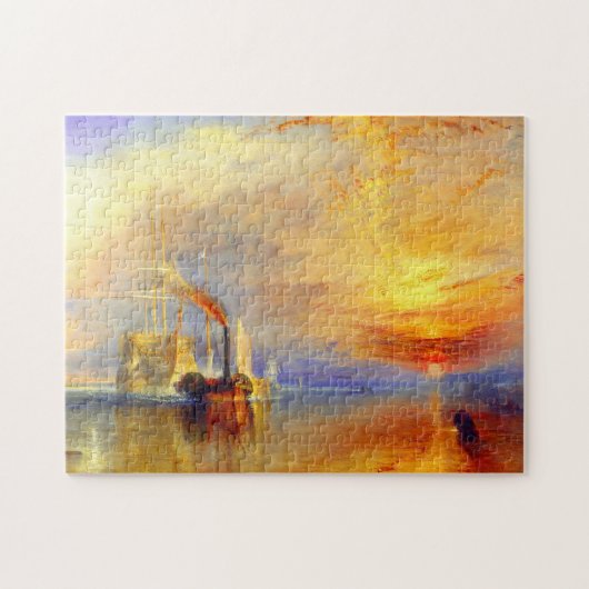 William Turner The Fighting Temeraire Painting Puzzle (Horizontal)