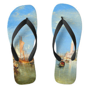 William Turner - Venedig, Die Dogana & San Giorgio Badesandalen