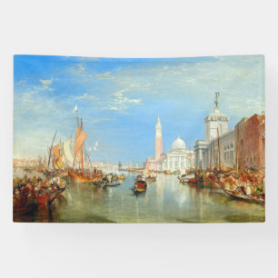William Turner - Venedig, Die Dogana & San Giorgio Banner