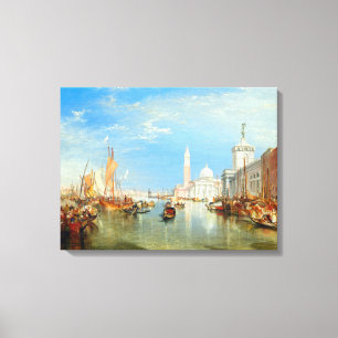 William Turner - Venedig, Die Dogana & San Giorgio Leinwanddruck