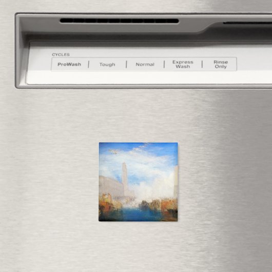 William Turner - Venedig, die Piazzetta Magnet (In Situ (Geschirrspüler))