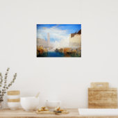 William Turner - Venedig, die Piazzetta Poster (Küche)