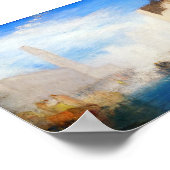 William Turner - Venedig, die Piazzetta Poster (Ecke)