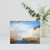 William Turner - Venedig, die Piazzetta Postkarte (Stehend Vorderseite)