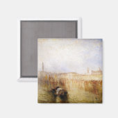 William Turner - Venedig Kai, Dogenpalast Magnet (Vorderseite/Rückseite)