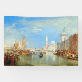 William Turner - Venedig, The Dogano & San Giorgio Banner (Horizontal)