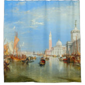 William Turner - Venedig, The Dogano & San Giorgio Duschvorhang (Vorderseite)