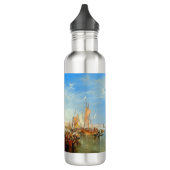 William Turner - Venedig, The Dogano & San Giorgio Edelstahlflasche (Links)