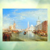 William Turner - Venedig, The Dogano & San Giorgio Fensteraufkleber (Blatt 3)