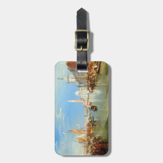 William Turner - Venedig, The Dogano & San Giorgio Gepäckanhänger (Vorderseite vertikal)