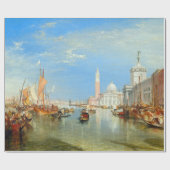 William Turner - Venedig, The Dogano & San Giorgio Geschenkpapier (Flach)