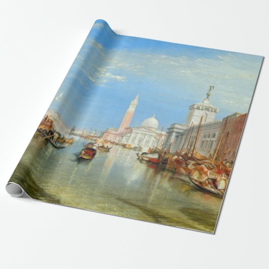 William Turner - Venedig, The Dogano & San Giorgio Geschenkpapier (Ungerollt)