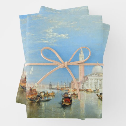 William Turner - Venedig, The Dogano & San Giorgio Geschenkpapier Set (Beispiel)