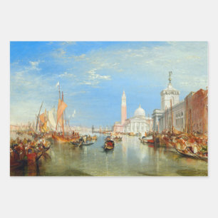 William Turner - Venedig, The Dogano & San Giorgio Geschenkpapier Set