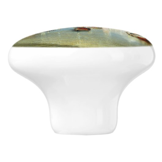 William Turner - Venedig, The Dogano & San Giorgio Keramikknauf (Seitenansicht)