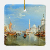 William Turner - Venedig, The Dogano & San Giorgio Keramikornament (Rückseite)