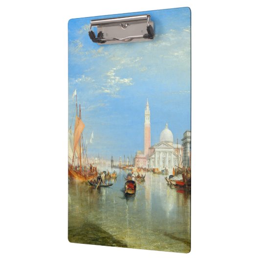 William Turner - Venedig, The Dogano & San Giorgio Klemmbrett (Links)