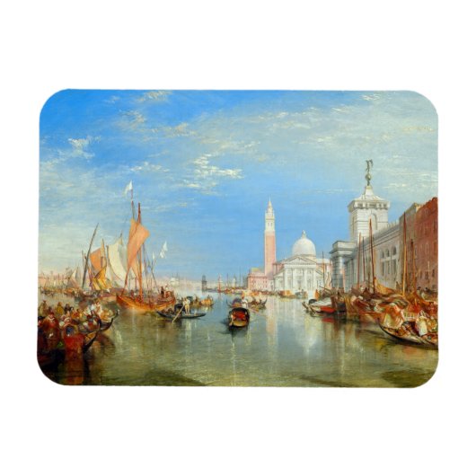 William Turner - Venedig, The Dogano & San Giorgio Magnet (Horizontal)