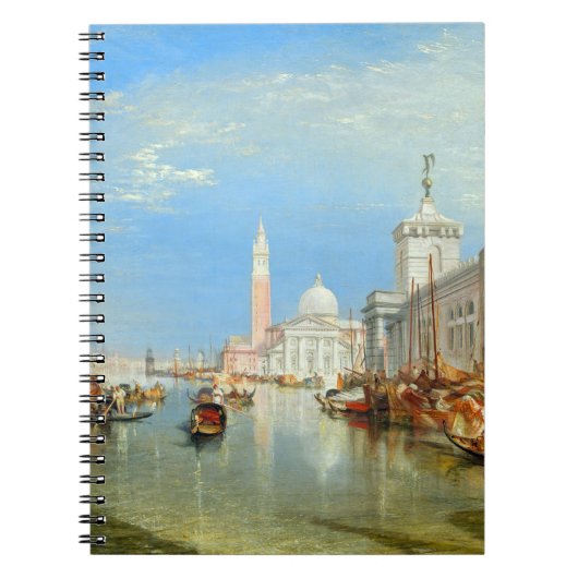 William Turner - Venedig, The Dogano & San Giorgio Notizblock (Vorderseite)