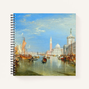 William Turner - Venedig, The Dogano & San Giorgio Notizblock