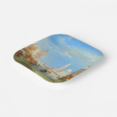 William Turner - Venedig, The Dogano & San Giorgio Pappteller (Gewinkelt)