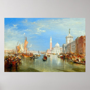 William Turner - Venedig, The Dogano & San Giorgio Poster
