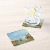 William Turner - Venedig, The Dogano & San Giorgio Rechteckiger Pappuntersetzer (Vor Ort)