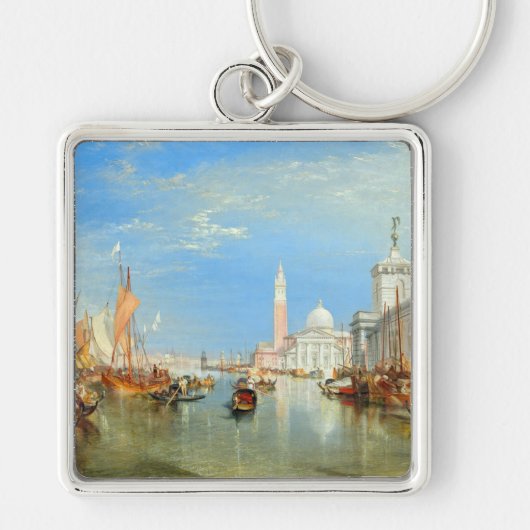 William Turner - Venedig, The Dogano & San Giorgio Schlüsselanhänger (Vorne)