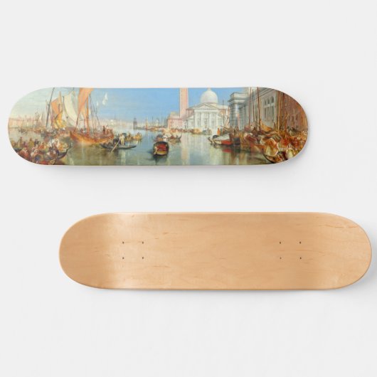 William Turner - Venedig, The Dogano & San Giorgio Skateboard (Horizontal)