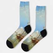 William Turner - Venedig, The Dogano & San Giorgio Socken (Linkes Detail)