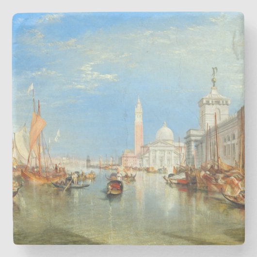 William Turner - Venedig, The Dogano & San Giorgio Steinuntersetzer (Vorderseite)