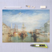 William Turner - Venedig, Vorhalle Madonna della S Seidenpapier (Handwerk)