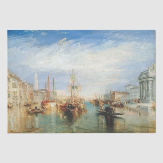 William Turner - Venedig, Vorhalle Madonna della S Seidenpapier (Vorderseite)