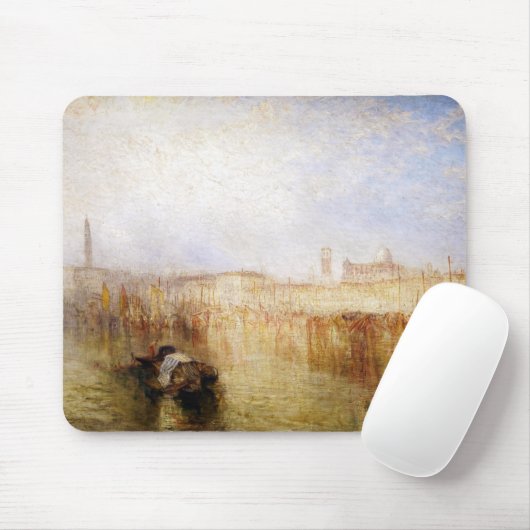 William Turner - Venice Quay, Ducal Palace Mousepad (Mit Mouse)