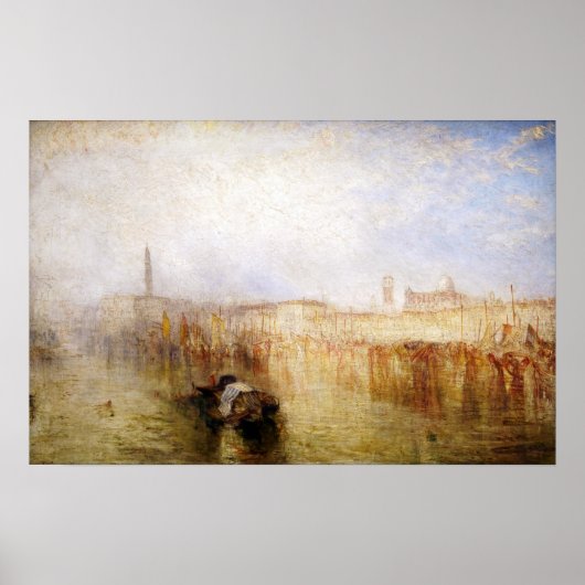 William Turner - Venice Quay, Ducal Palace Poster (Vorne)