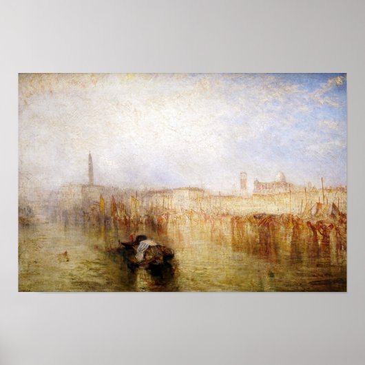 William Turner - Venice Quay, Ducal Palace Poster (Vorne)