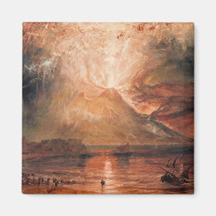 William Turner - Vesuv bei einem Ausbruch Magnet