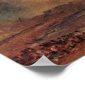 William Turner - Vesuv in Eruption Poster (Ecke)