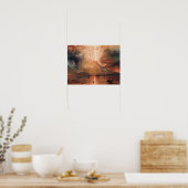 William Turner - Vesuv in Eruption Poster (Küche)