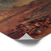 William Turner - Vesuv in Eruption Poster (Ecke)