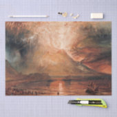 William Turner - Vesuv in Eruption Seidenpapier (Handwerk)