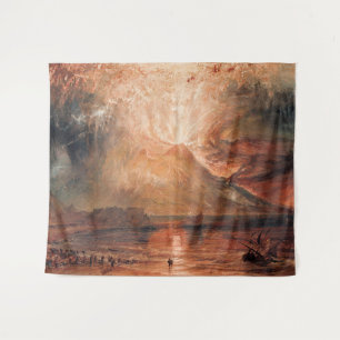 William Turner - Vesuv in Eruption Wandteppich