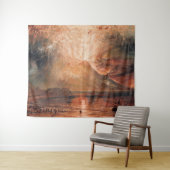 William Turner - Vesuv in Eruption Wandteppich (Beispiel (Horizontal))