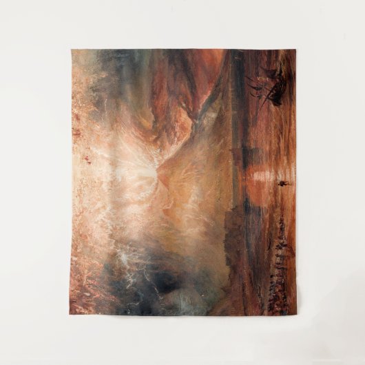 William Turner - Vesuv in Eruption Wandteppich (Vorderseite)