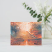William Turner Vesuvius in Eruption Water scape ar Postkarte (Stehend Vorderseite)