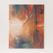 William Turner Vesuvius in Eruption Water scape ar Puzzle (Vertikal)