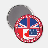 William und Catherine Magnet (Vorderseite/Rückseite)