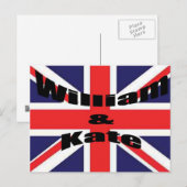 William und Kate Postkarte (Vorne/Hinten)