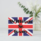 William und Kate Postkarte (Stehend Vorderseite)