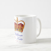 William und Kate Royal Wedding Coffee Tasse (VorderseiteRechts)